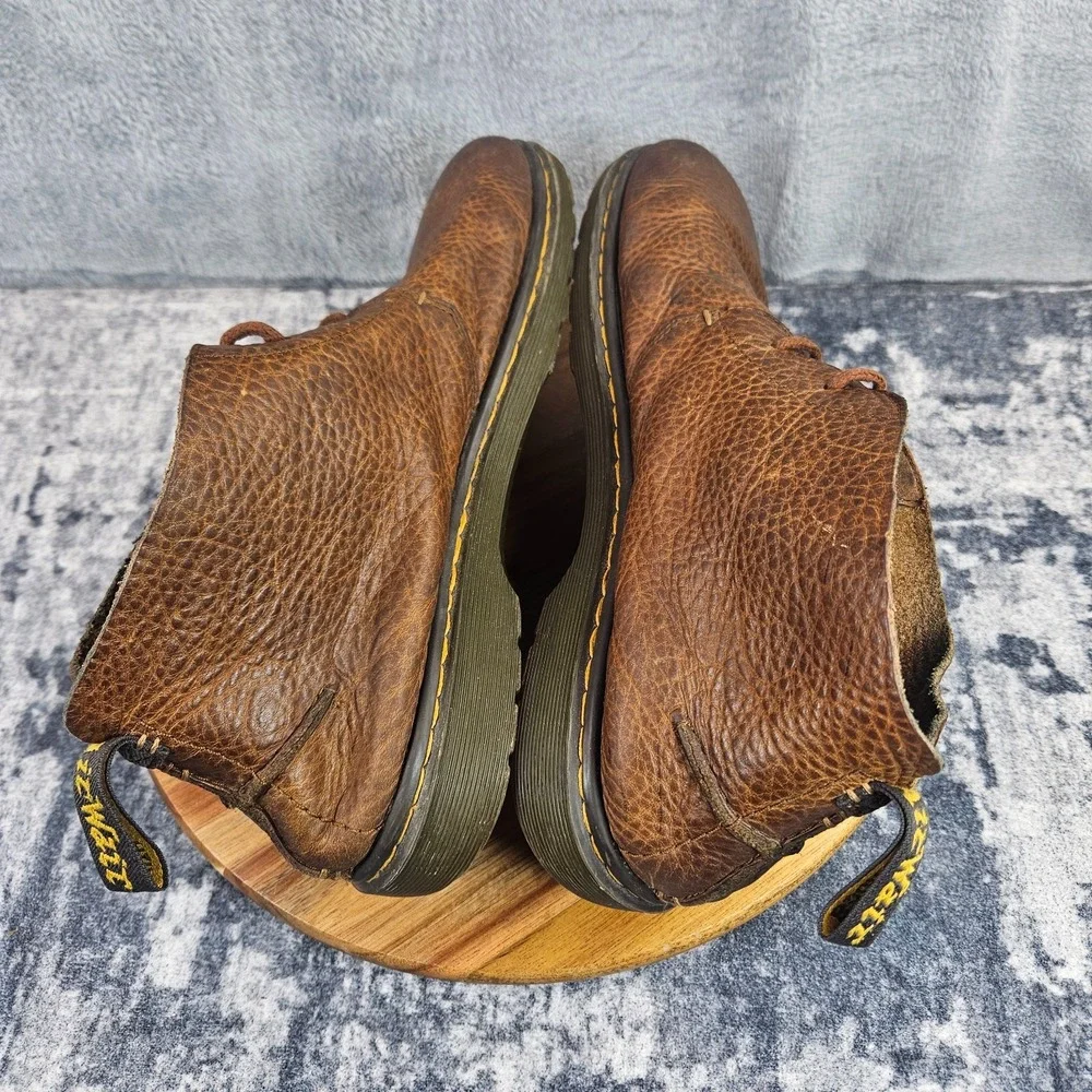 Dr Martens Boots Mens 12 Brown Leather Ember Chukka Ankle Lace Up Casual Shoes